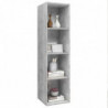 TV-Wandschrank Betongrau 37x37x142,5 cm Holzwerkstoff