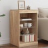 Sideboard mit LED-Leuchten Sonoma-Eiche 41x37x67 cm