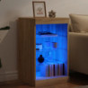 Sideboard mit LED-Leuchten Sonoma-Eiche 41x37x67 cm