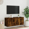 TV-Wandschrank Räuchereiche 100x30x41 cm