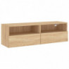 TV-Wandschrank Sonoma-Eiche 100x30x30 cm Holzwerkstoff