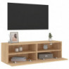 TV-Wandschrank Sonoma-Eiche 100x30x30 cm Holzwerkstoff