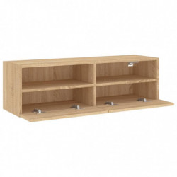 TV-Wandschrank Sonoma-Eiche 100x30x30 cm Holzwerkstoff