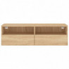 TV-Wandschrank Sonoma-Eiche 100x30x30 cm Holzwerkstoff