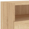 TV-Wandschrank Sonoma-Eiche 100x30x30 cm Holzwerkstoff