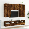 TV-Wandschrank Räuchereiche 100x30x30 cm Holzwerkstoff