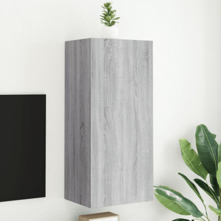 TV-Wandschrank Grau Sonoma 40,5x30x90 cm Holzwerkstoff