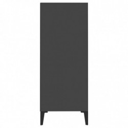 Sideboard Grau 57x35x90 cm Holzwerkstoff