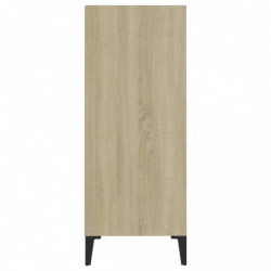 Sideboard Sonoma-Eiche 57x35x90 cm Holzwerkstoff