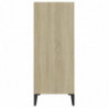 Sideboard Sonoma-Eiche 57x35x90 cm Holzwerkstoff