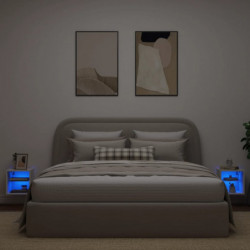 TV-Wandschränke mit LED-Leuchten 2 Stk. Weiß 30x28,5x30 cm