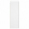 TV-Wandschrank Weiß 40,5x30x90 cm Holzwerkstoff