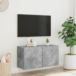 TV-Wandschrank Betongrau 80x30x41 cm