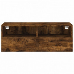 TV-Wandschrank Räuchereiche 80x30x30 cm Holzwerkstoff