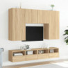 TV-Wandschrank Sonoma-Eiche 80x30x30 cm Holzwerkstoff