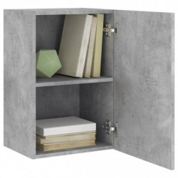 TV-Wandschrank Betongrau 40,5x30x60 cm Holzwerkstoff