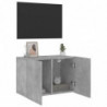 TV-Wandschrank Betongrau 60x30x41 cm