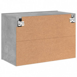 TV-Wandschrank Betongrau 60x30x41 cm