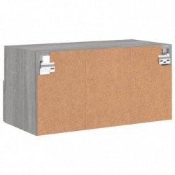 TV-Wandschrank Grau Sonoma 60x30x30 cm Holzwerkstoff