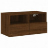 TV-Wandschrank Braun Eiche-Optik 60x30x30 cm Holzwerkstoff