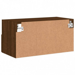 TV-Wandschrank Braun Eiche-Optik 60x30x30 cm Holzwerkstoff