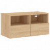 TV-Wandschrank Sonoma-Eiche 60x30x30 cm Holzwerkstoff