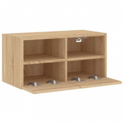 TV-Wandschrank Sonoma-Eiche 60x30x30 cm Holzwerkstoff