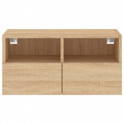 TV-Wandschrank Sonoma-Eiche 60x30x30 cm Holzwerkstoff