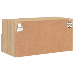 TV-Wandschrank Sonoma-Eiche 60x30x30 cm Holzwerkstoff