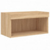 TV-Schrank mit LED-Leuchten Sonoma-Eiche 60x30x30 cm