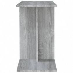 Beistelltisch Grau Sonoma 50x30x50 cm Holzwerkstoff