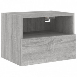 TV-Wandschrank Grau Sonoma 40x30x30 cm Holzwerkstoff