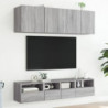 TV-Wandschrank Grau Sonoma 40x30x30 cm Holzwerkstoff