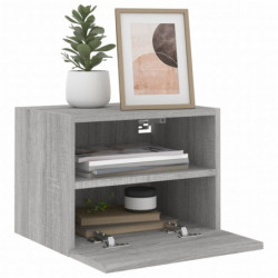 TV-Wandschrank Grau Sonoma 40x30x30 cm Holzwerkstoff