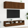 TV-Wandschrank Braun Eiche-Optik 40x30x30 cm Holzwerkstoff