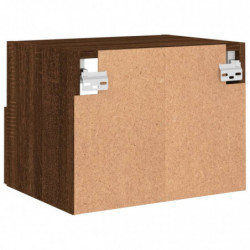 TV-Wandschrank Braun Eiche-Optik 40x30x30 cm Holzwerkstoff