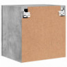 TV-Wandschrank Betongrau 40,5x30x40 cm Holzwerkstoff