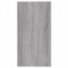 Beistelltisch Grau Sonoma 50x26x50 cm Holzwerkstoff