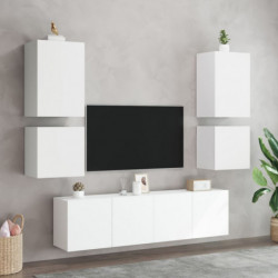 TV-Wandschrank Weiß 40,5x30x40 cm Holzwerkstoff