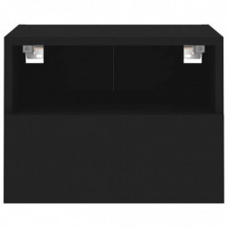 TV-Wandschrank Schwarz 40x30x30 cm Holzwerkstoff