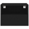 TV-Wandschrank Schwarz 40x30x30 cm Holzwerkstoff