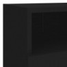 TV-Wandschrank Schwarz 40x30x30 cm Holzwerkstoff