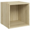 TV-Schrank Sonoma-Eiche 37x35x37 cm Holzwerkstoff