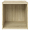 TV-Schrank Sonoma-Eiche 37x35x37 cm Holzwerkstoff