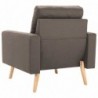 Sessel Taupe Stoff