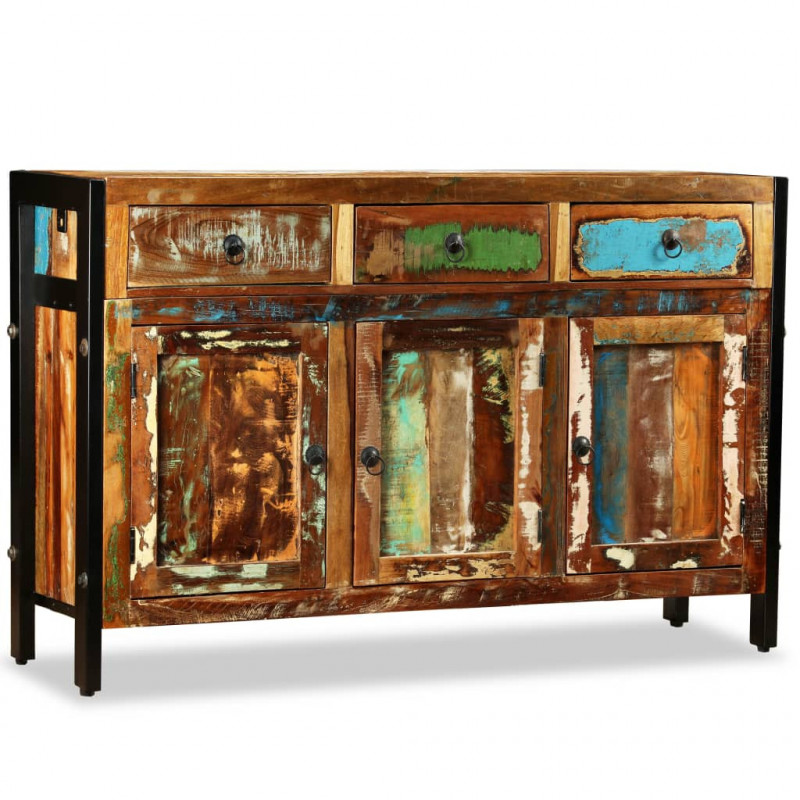 Sideboard Recyceltes Massivholz 120 x 35 x 76 cm