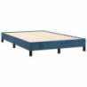 Boxspringbett mit Matratze & LED Dunkelblau 120x190 cm Samt