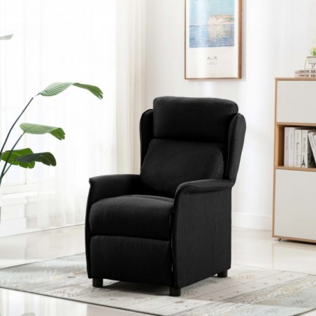 Relaxsessel Schwarz Stoff