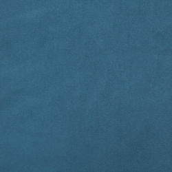 Schlafsofa in L-Form Blau 271x140x70 cm Samt