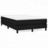 Boxspringbett mit Matratze Schwarz 120x190 cm Stoff